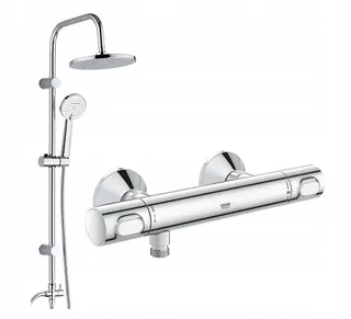 Sprchová batéria Grohe GROHTHERM 500 chróm + sprchový set Laveo Leste